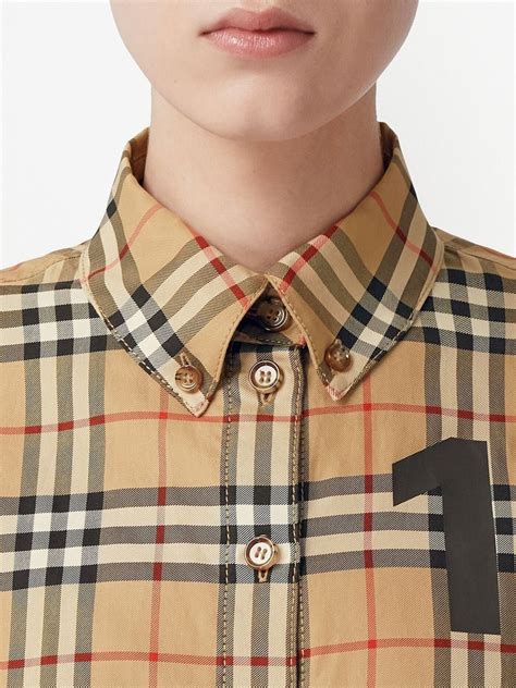 burberry check t shirt|Burberry button up shirt.